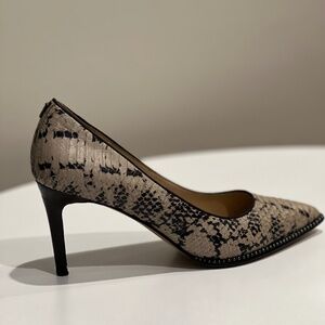 Coach Pointed Toe Beaded Pump